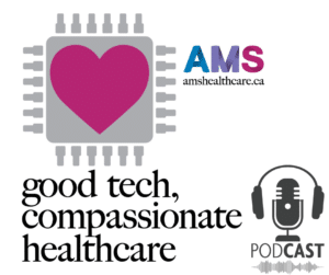 Associated Medical Services (AMS) microchip logo